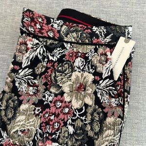 Anthropologie Mauve Jacquard Pant